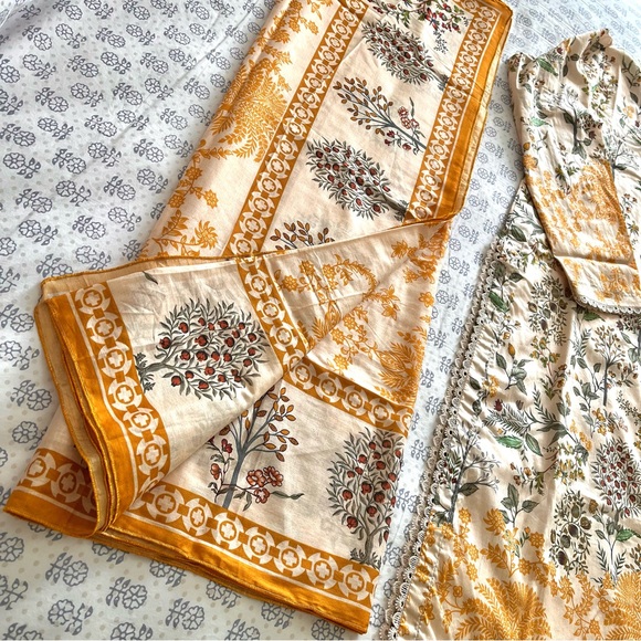 NEW Floral Lawn Salwar Kameez - Picture 10 of 12